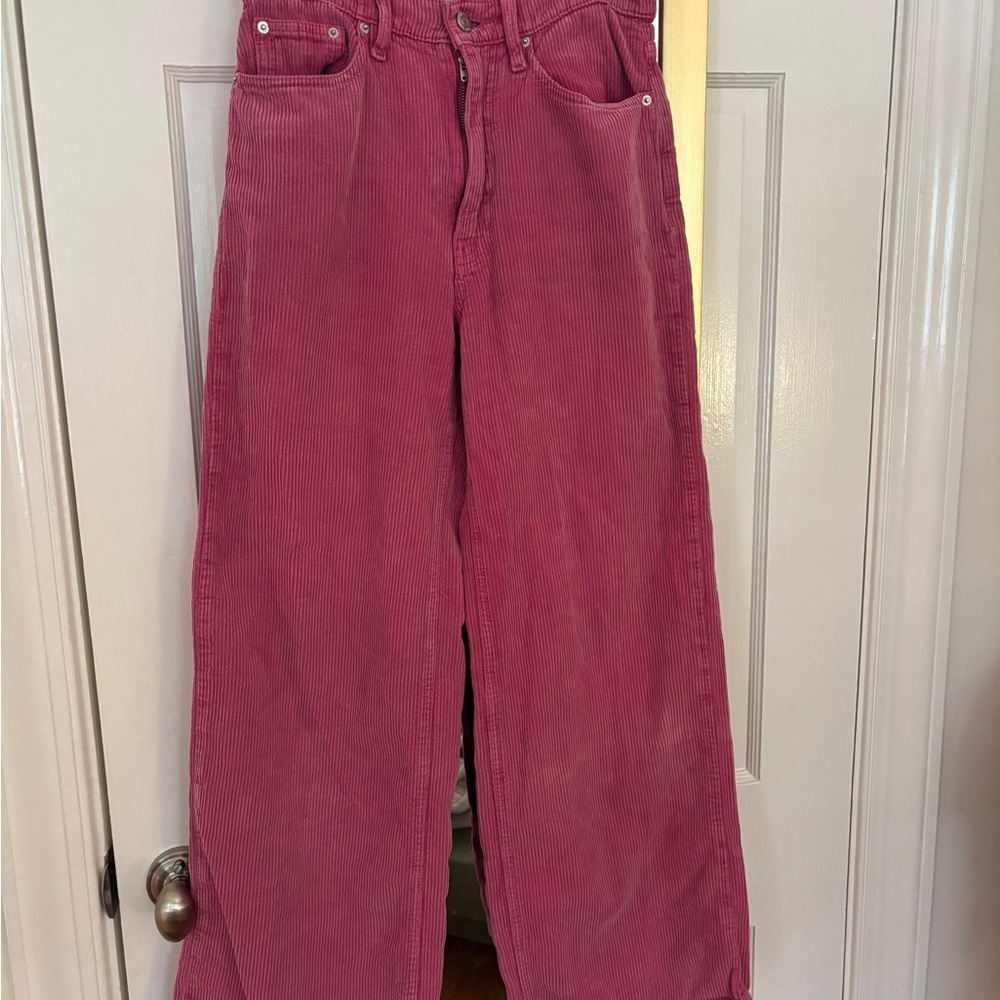 BDG Vibrant Pink Corduroy Trousers